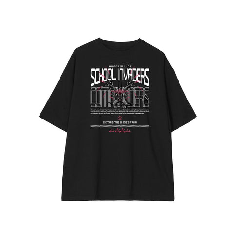 『HUNDRED LINE -最終防衛学園-』BIGシルエットTシャツ 侵校生ユニセックス